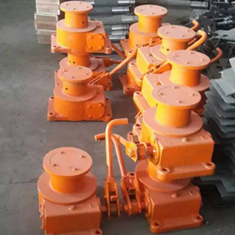 120型蜗轮卷筒皮带机钢丝绳手动张紧装置紧绳器