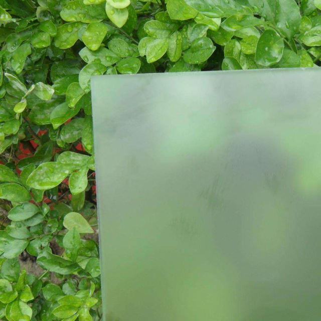 3-19mm 蒙砂玻璃,酸蚀玻璃,渐变蒙砂玻璃,可定制图案