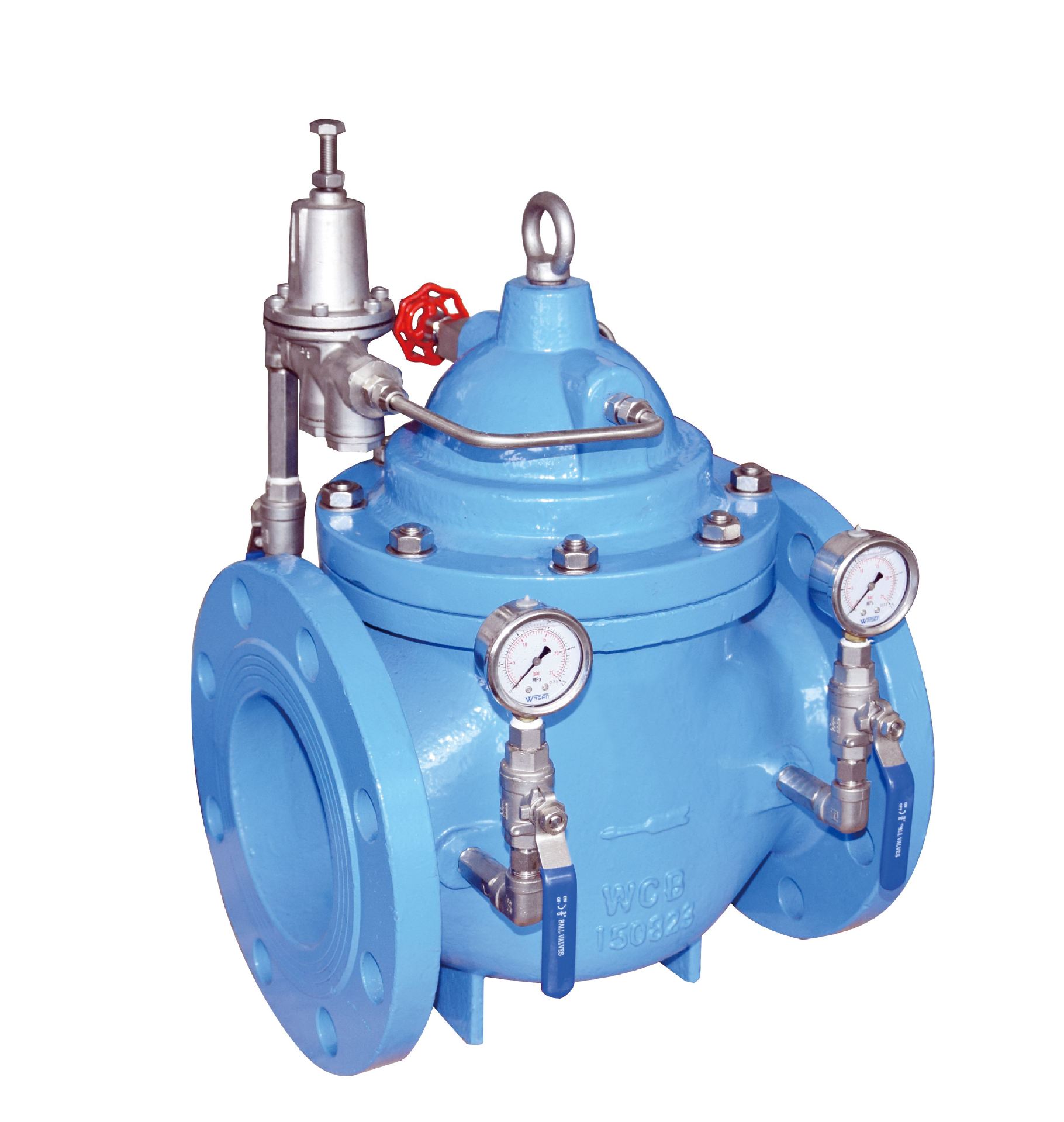 200x铸铁可调减压阀供应法兰自力式水力控制阀批发减压稳压阀厂