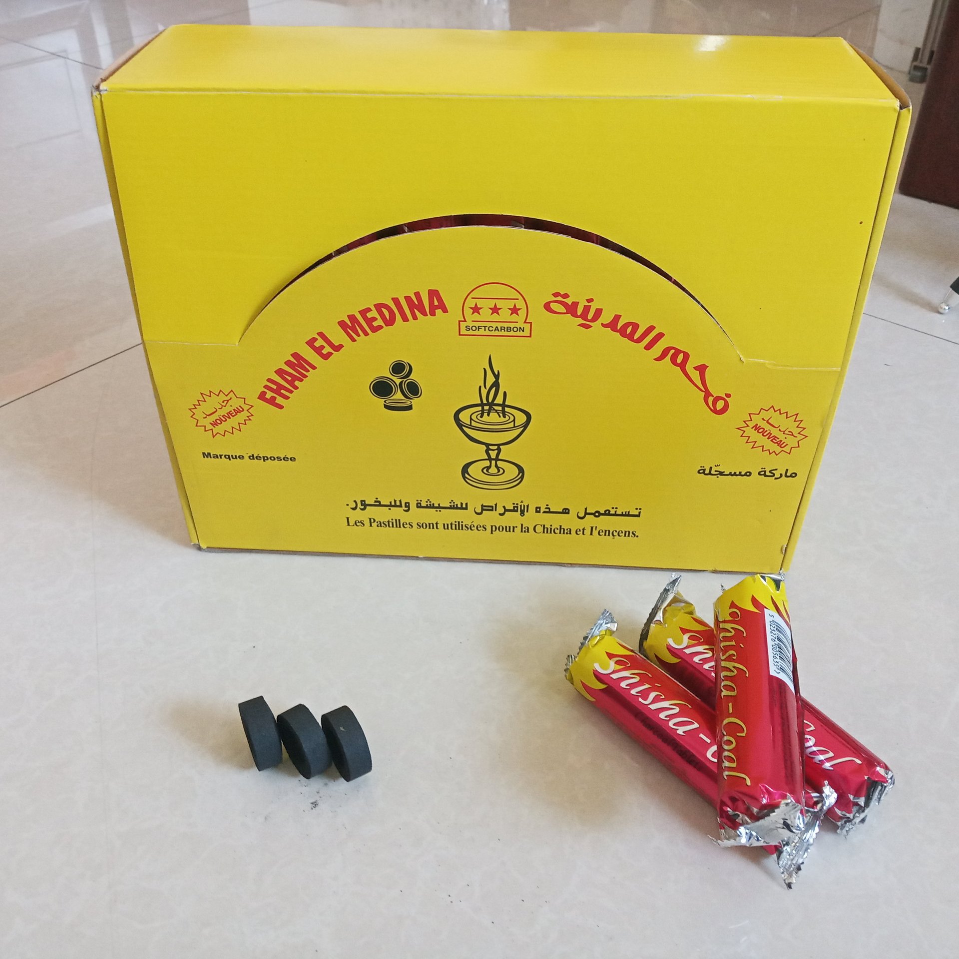 阿拉伯水烟炭 利比亚大黄盒水烟炭 保质保量 厂家