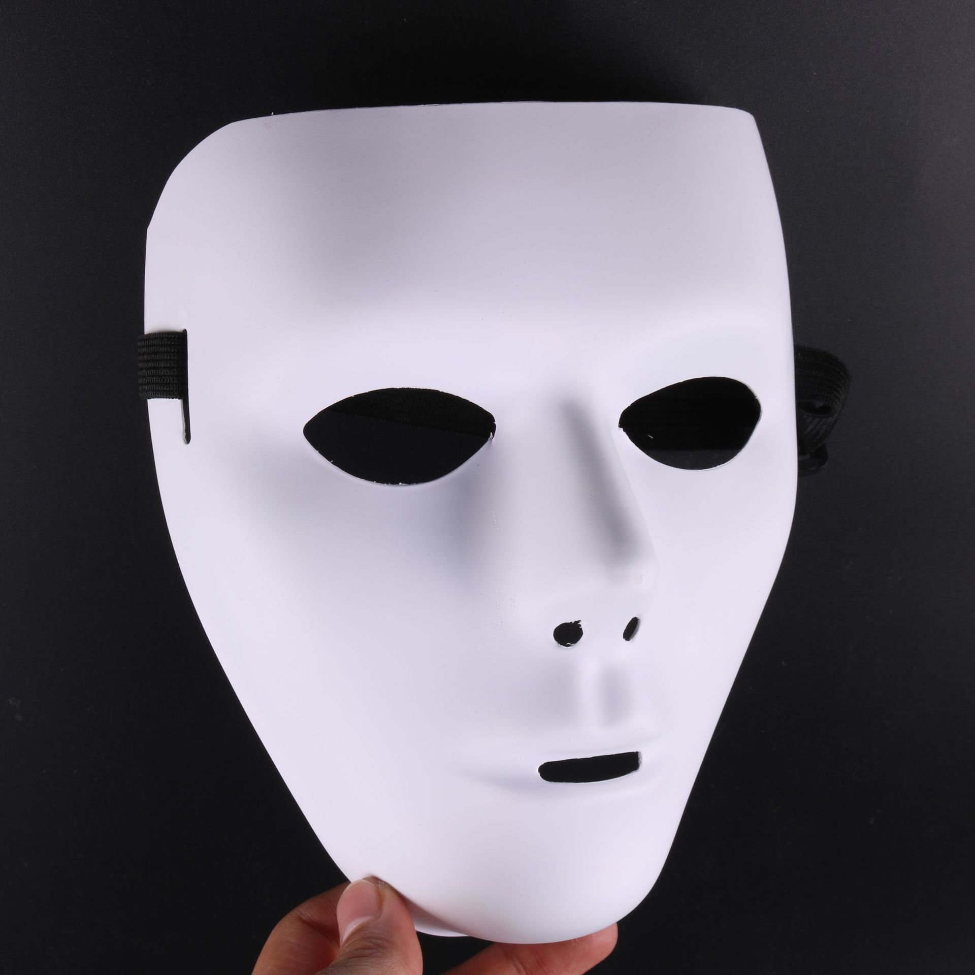 环保pvc街舞假面舞客 鬼舞步白色面具日本和风死神小丑街舞面具