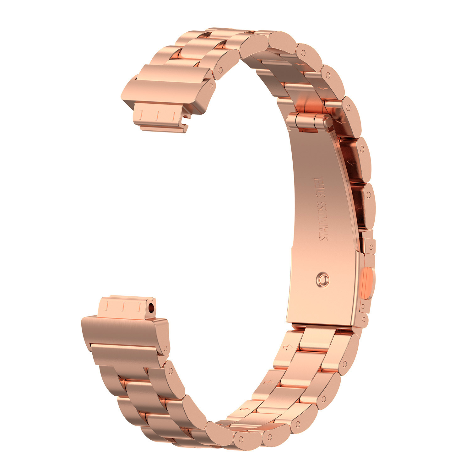 适用于fitbit inspire米兰表带inspire hr三珠金属钢表带现货供应