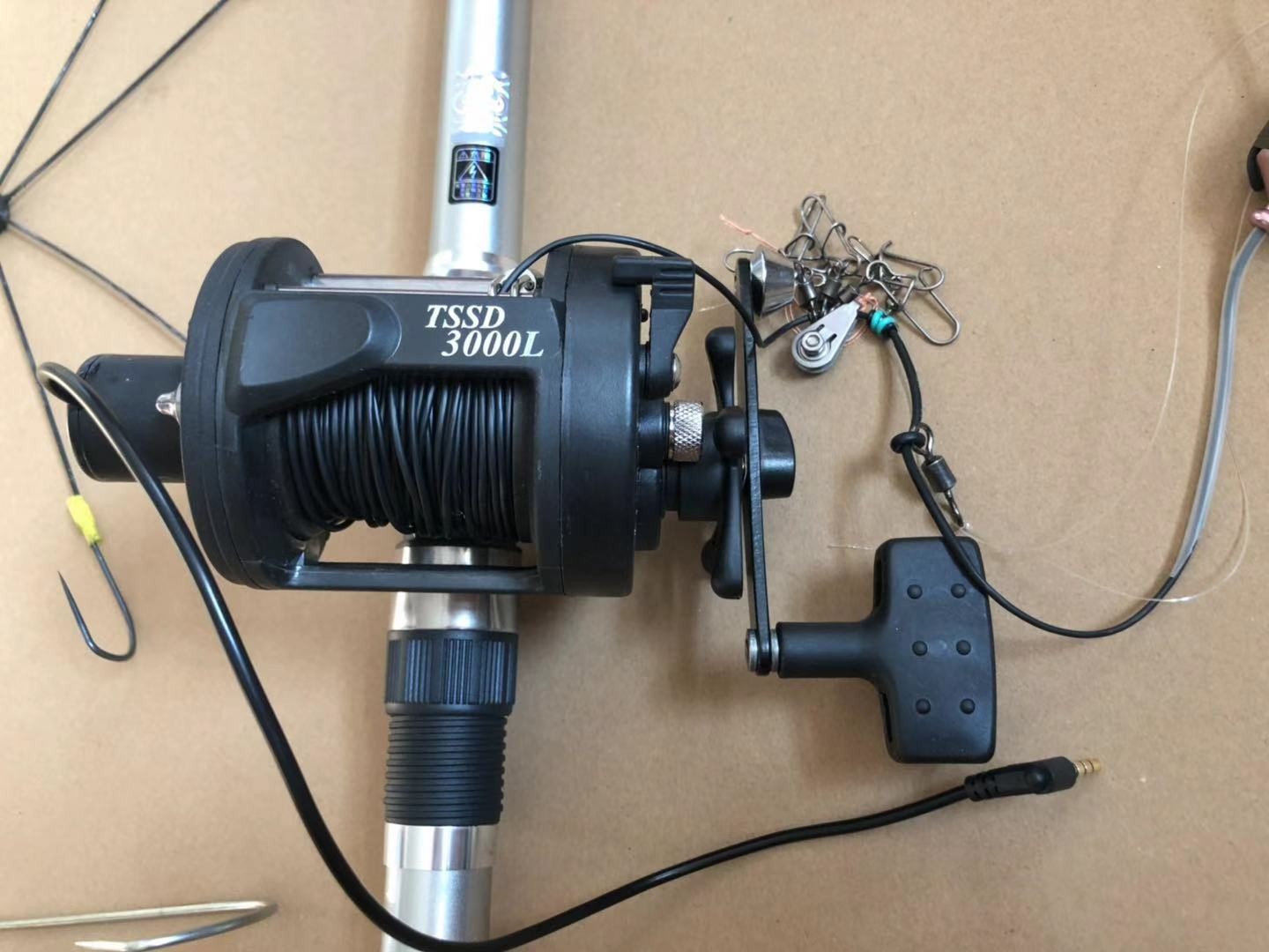 探鱼器高清可视锚鱼器钓鱼器水下摄像头渔轮鱼轮套装