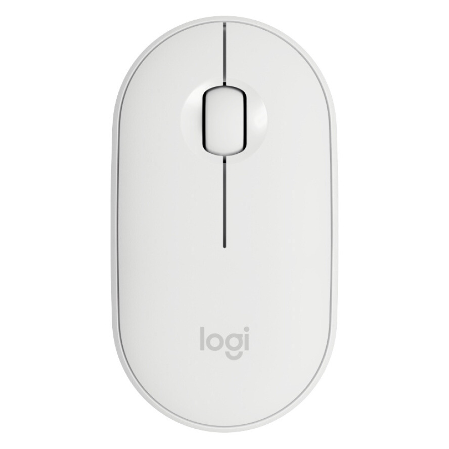 Logitech Logitech Pebble Wireless Mouse Pebble Goose Warm Stone Lightweight Mute Bluetooth Dual-Mode Mouse