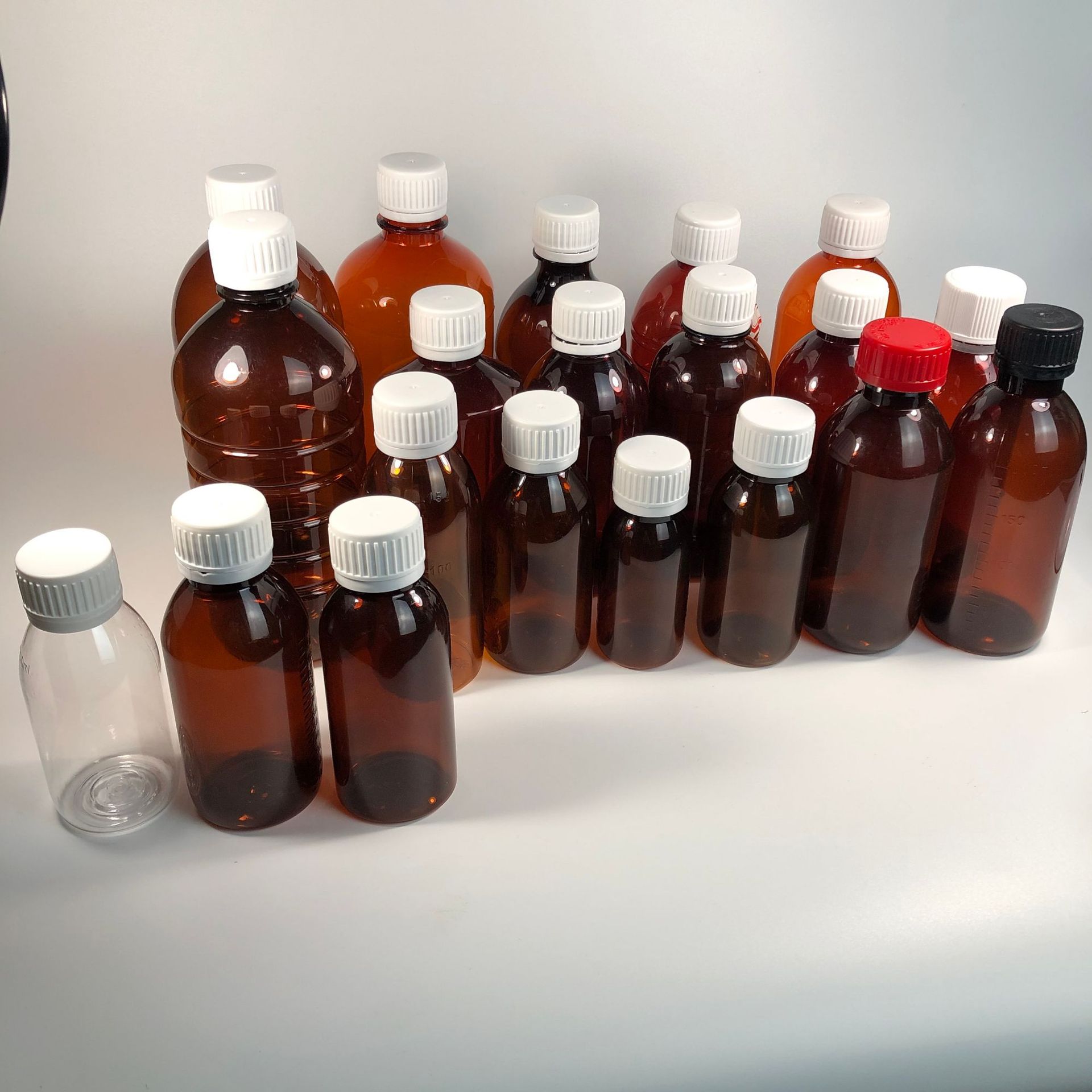 厂家直销加厚100ml pet塑料瓶 糖浆瓶 液体瓶 取样瓶 药片小口瓶