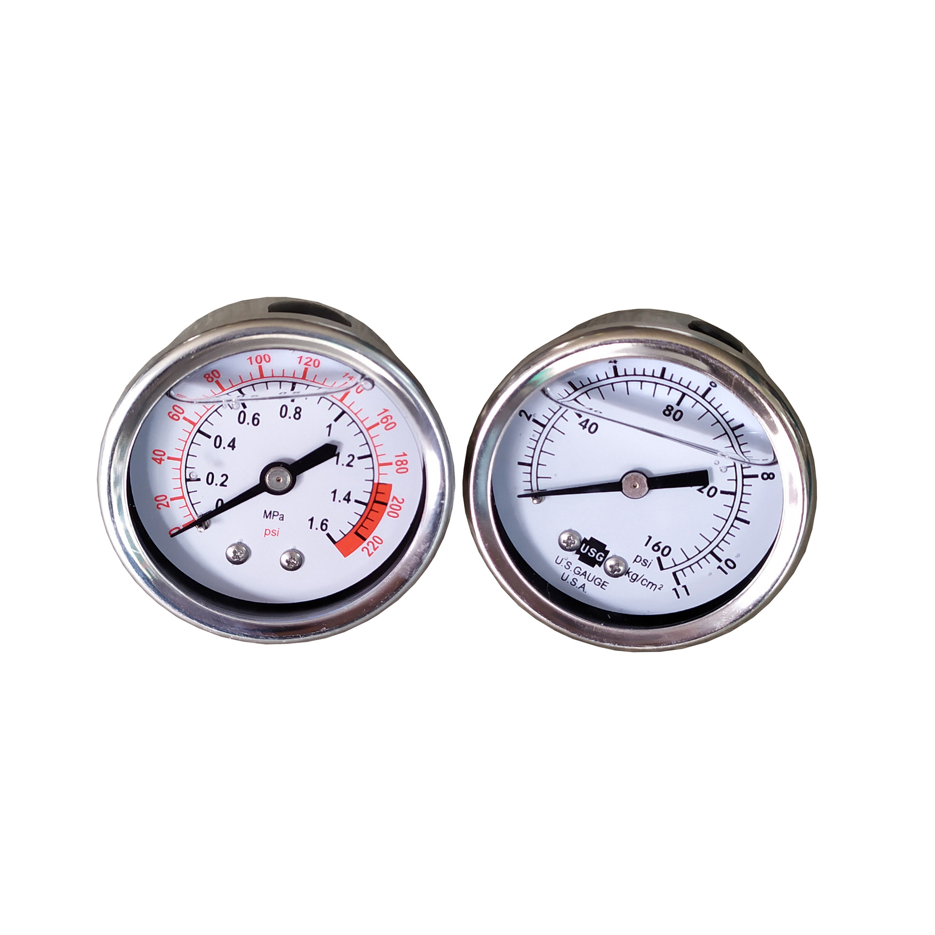 油压压力表不锈钢压力表充油压力表变频恒压水泵专用压力表批发