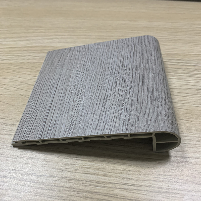 工厂直销 石塑楼梯板 收边条 环保抗压 地板配件 踢脚线