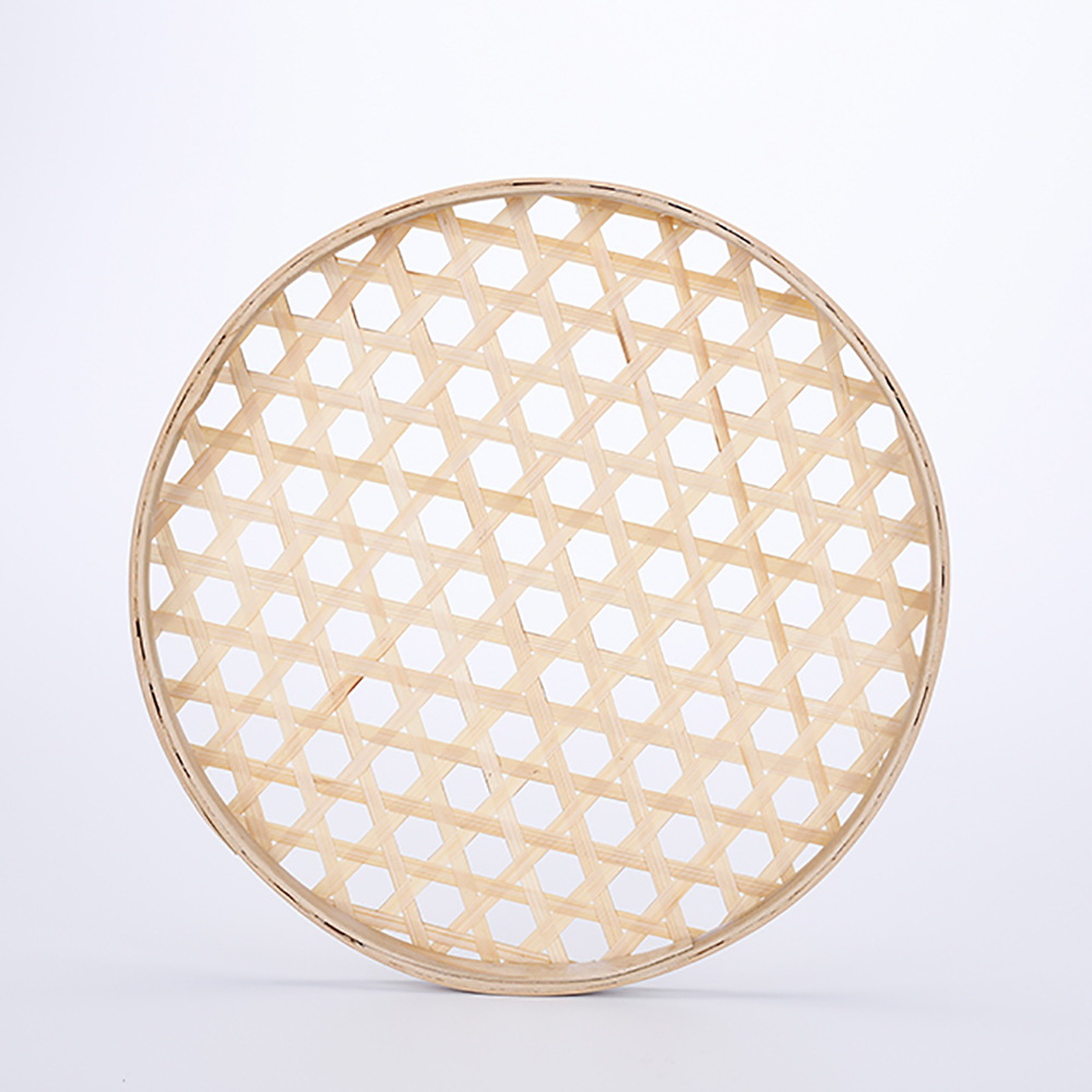 厂家直销量大从优无孔竹编簸箕竹筛竹筐篮子竹制工艺品