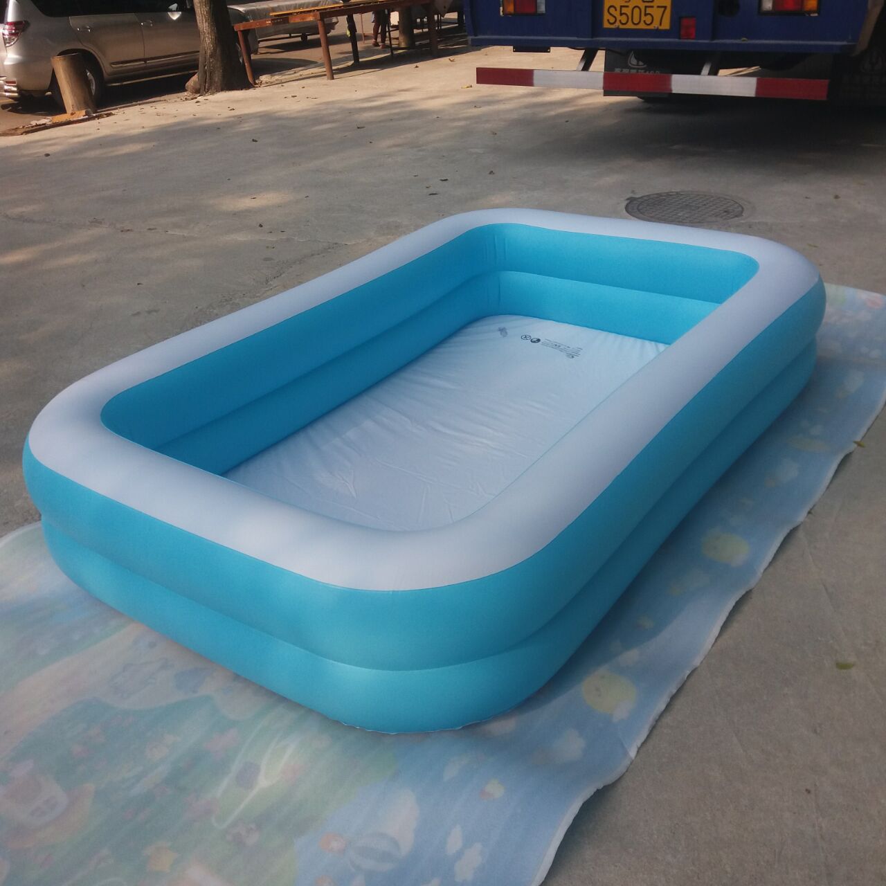 定制pvc充气儿童游泳池戏水池 户外加厚家用折叠家庭婴儿泳池