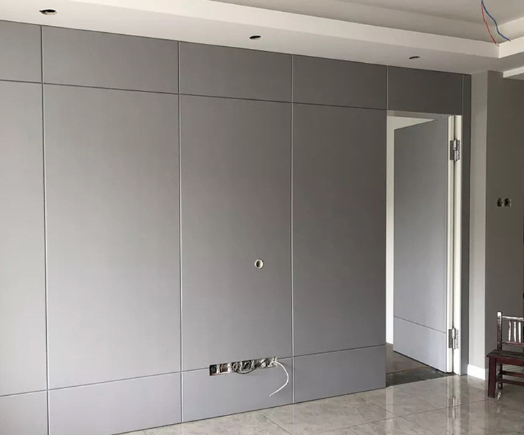 南京木门定制 客厅隐形门隐藏暗门室内密室门 背景墙门定制