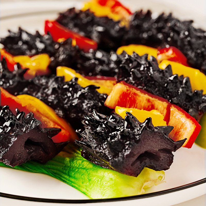 素海参素刺参北海日式仿真仿荤素食冷盘火锅海鲜自助 厂家批发