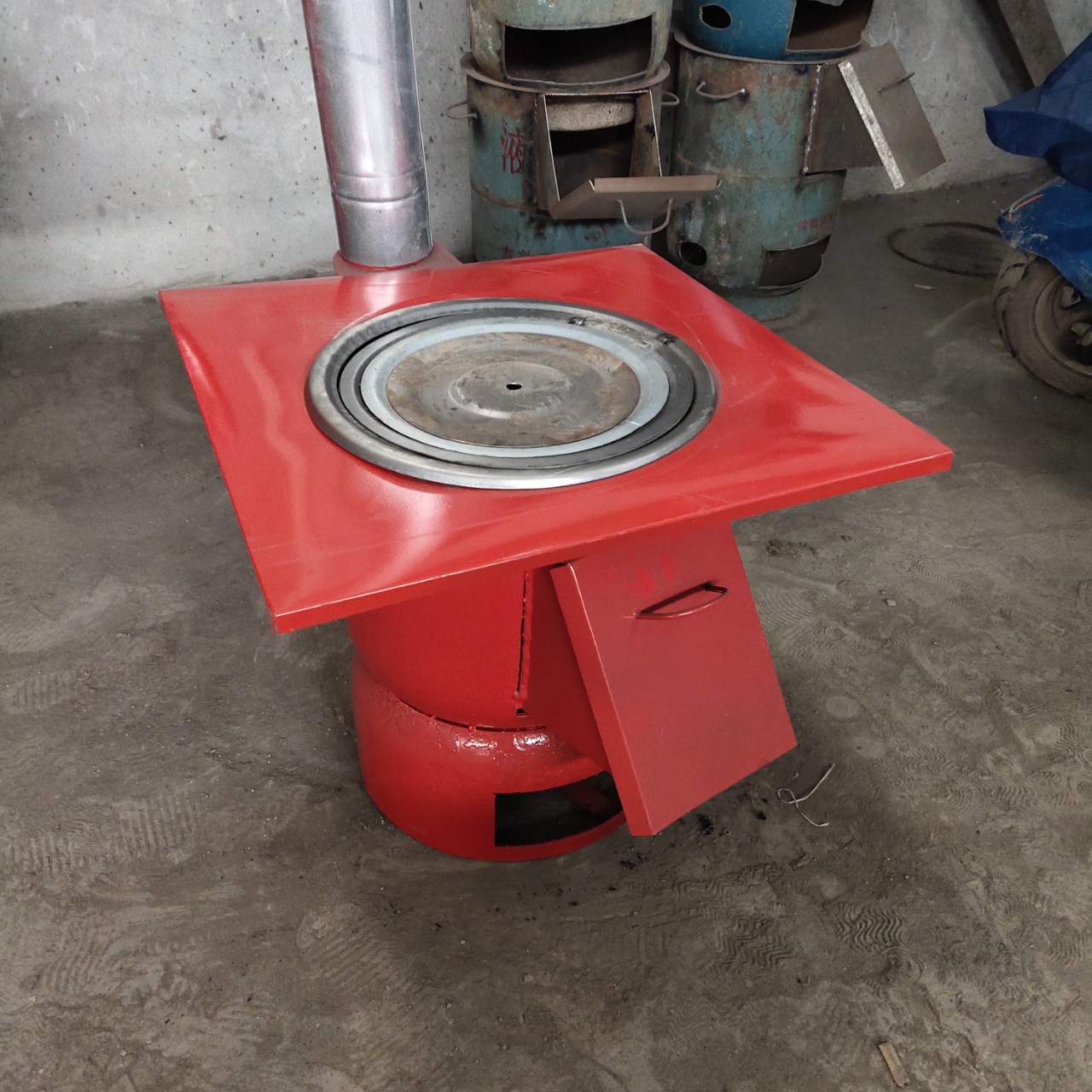 特价节能材火灶 烧材烧煤环保灶户外烧烤炉废罐改移动灶厂家直销