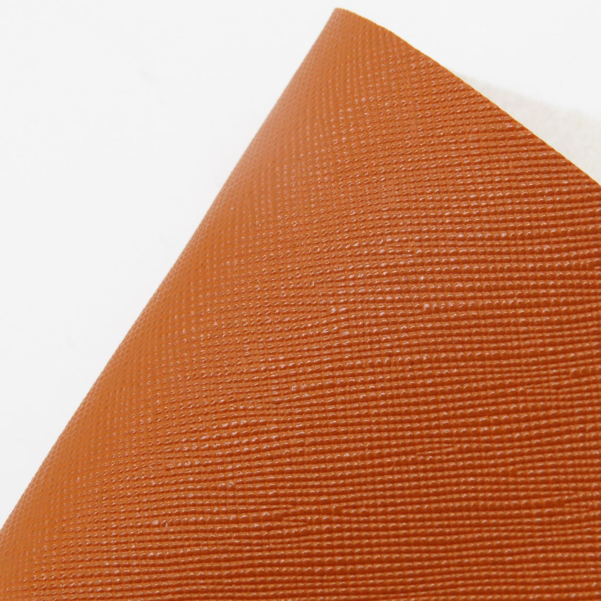 十字纹半pu皮革人造革面料水刺底0.9mm箱包革包装盒眼镜盒面料