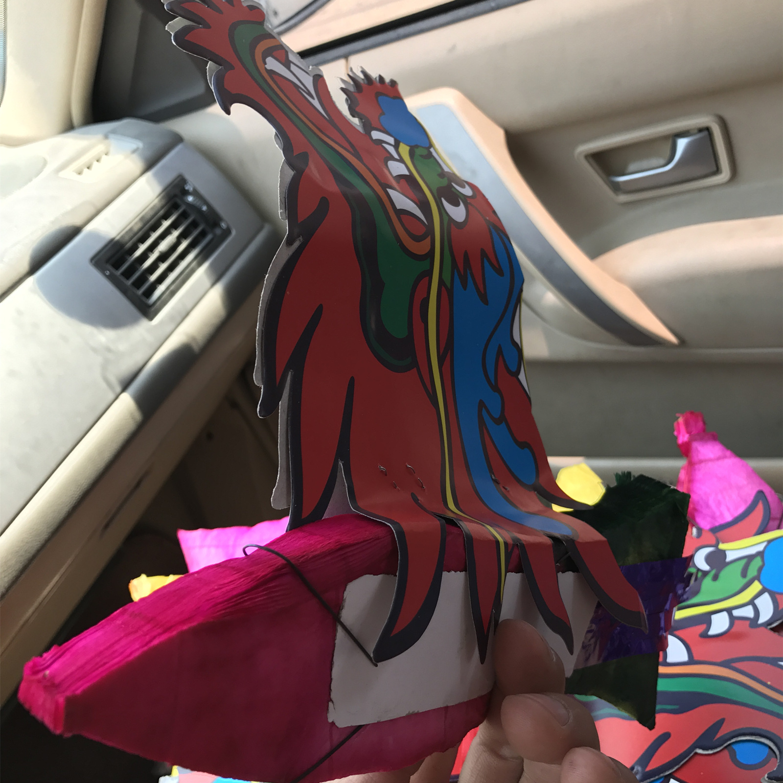 厂家直供包邮纸龙 扁头龙 花圈配件 各种布幡 拉花 殡葬用品批发