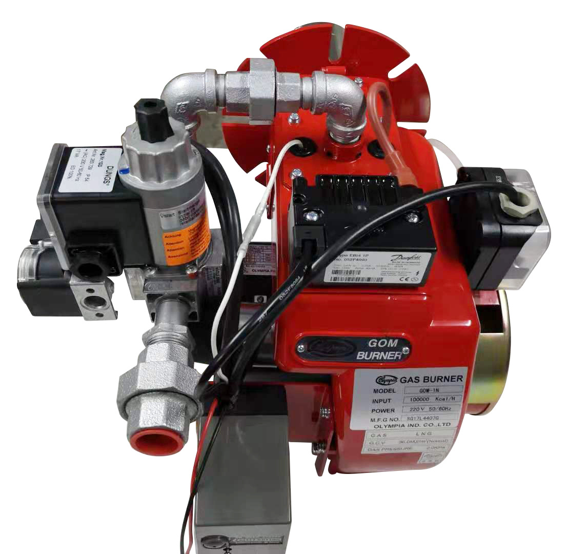 日本奥林佩亚gom-1n燃气燃烧机 小型10万大卡天然气锅炉燃烧器