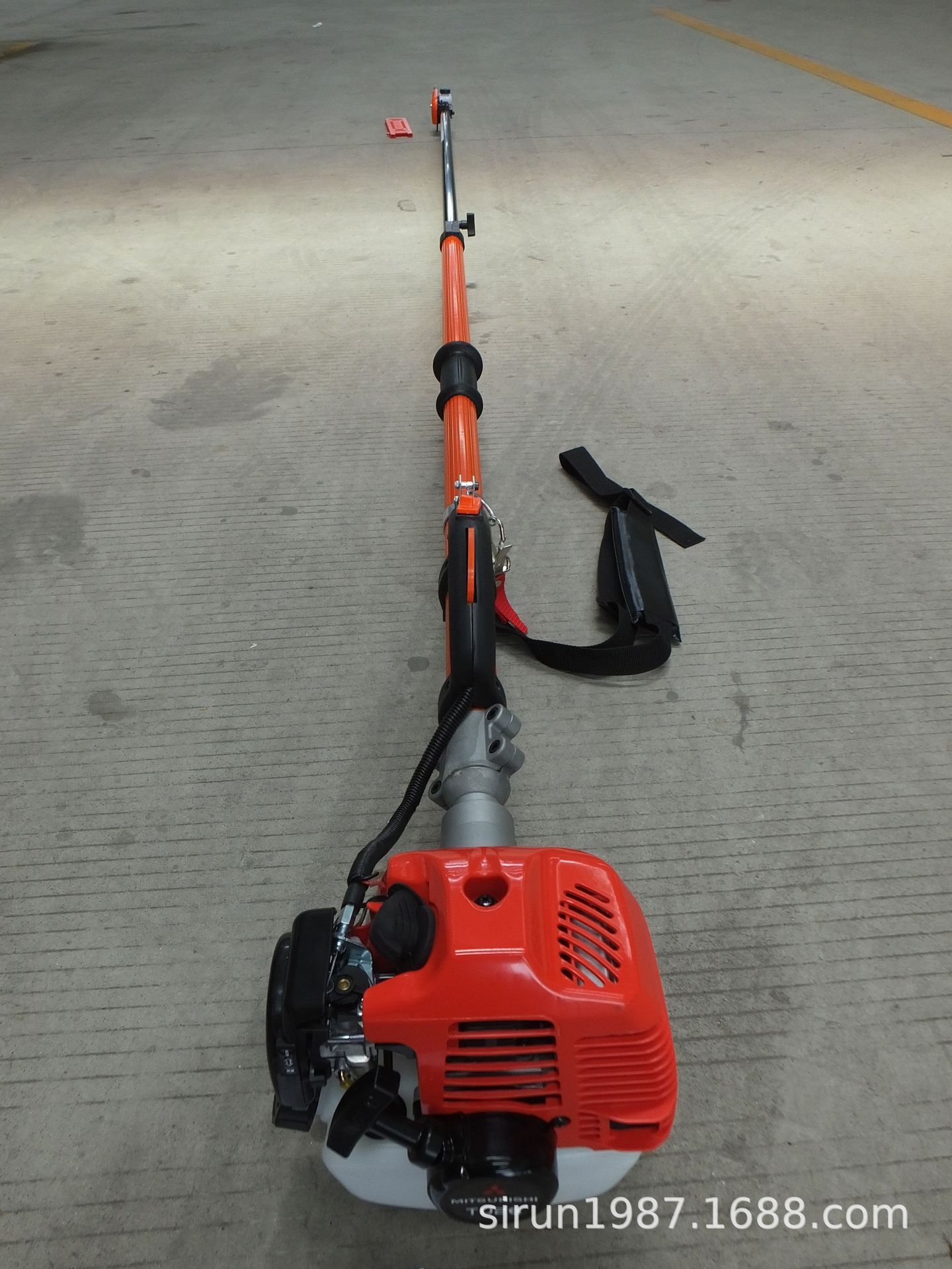 日本三菱tu26可伸缩高枝油锯/5米长高枝修枝汽油链锯超高修枝专用