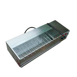 欧润机械专业立式 卧式烤肉串机 无烟烧烤机视频演示 竹签烧烤机