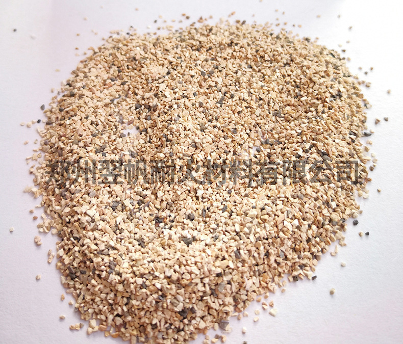 工厂熔模铸造耐火原材料莫来石砂m70天然烧结莫来石16-30目定制