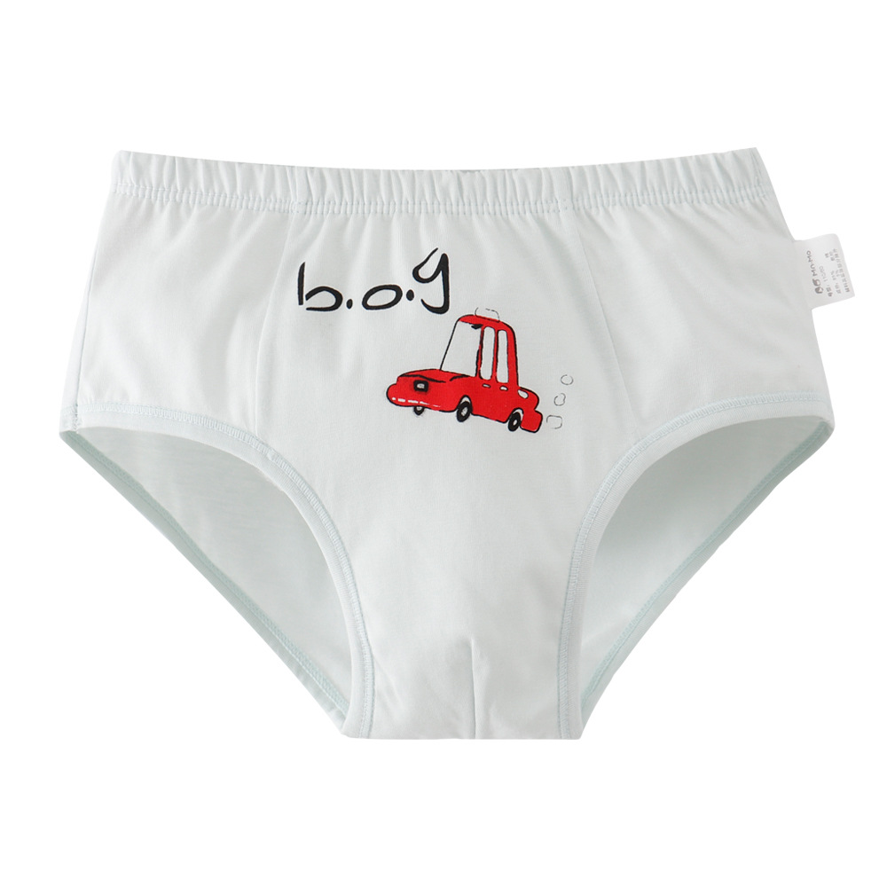 瑁恩瑁爱男童三角裤男孩子精梳棉内裤盒装