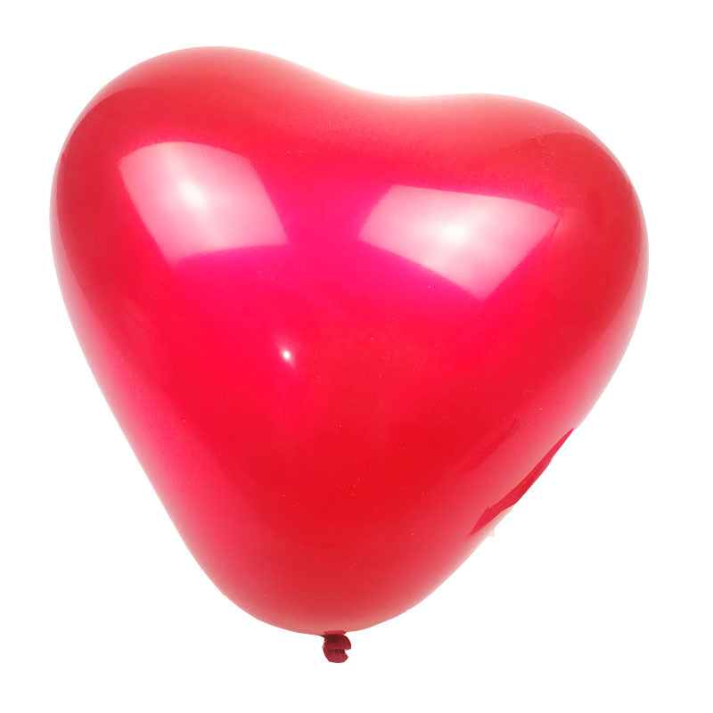 Factory Wholesale 1.3G Heart-Shaped Balloon Wedding Room Wedding Decoration Latex Balloon Proposal Party Balloon 100