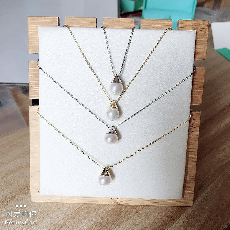 都挺好姚晨同款项链苏明玉珍珠锁骨链金字塔吊坠网红气质925银链
