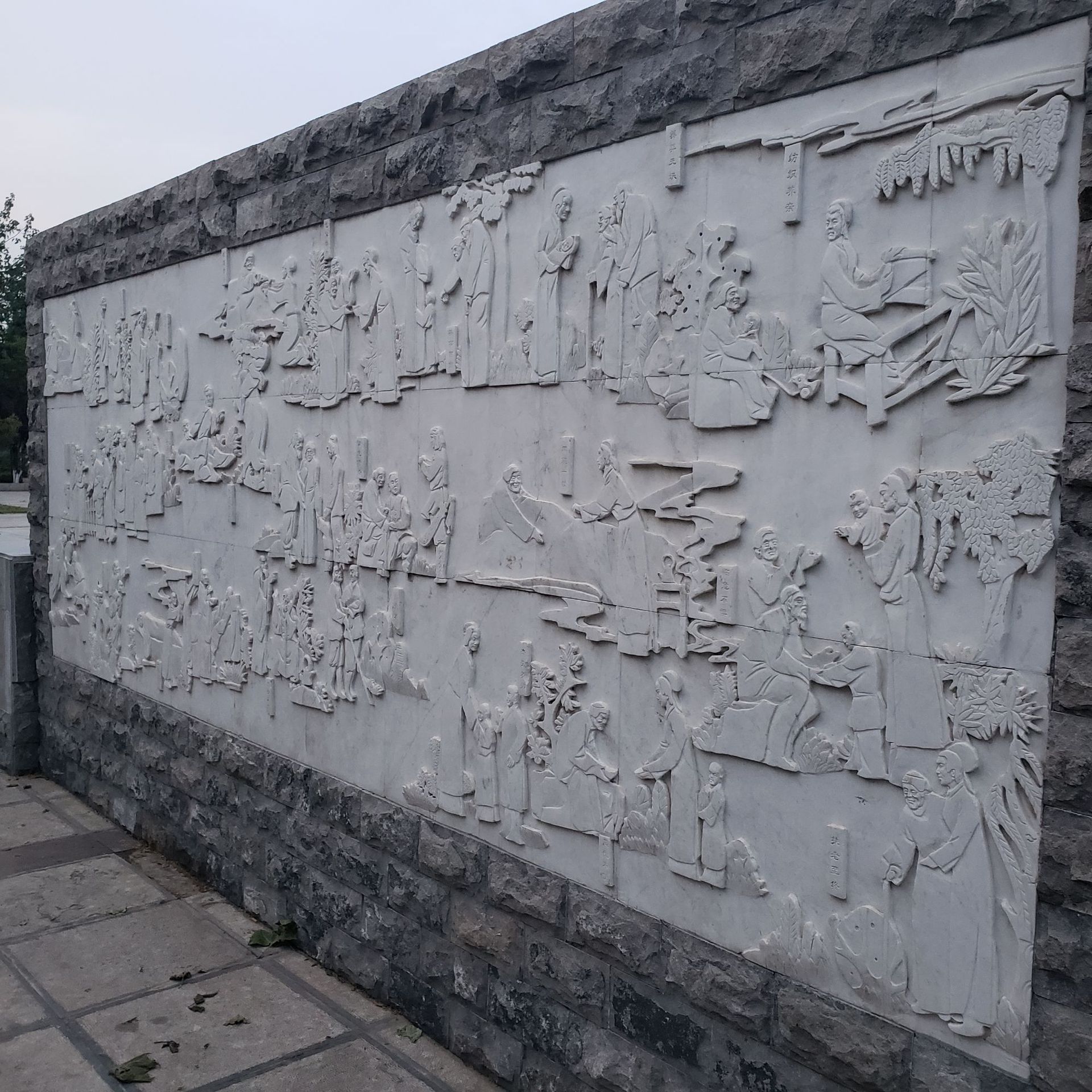汉白玉石雕浮雕山东厂家定做安装广场室内大型主题背景石材浮雕墙