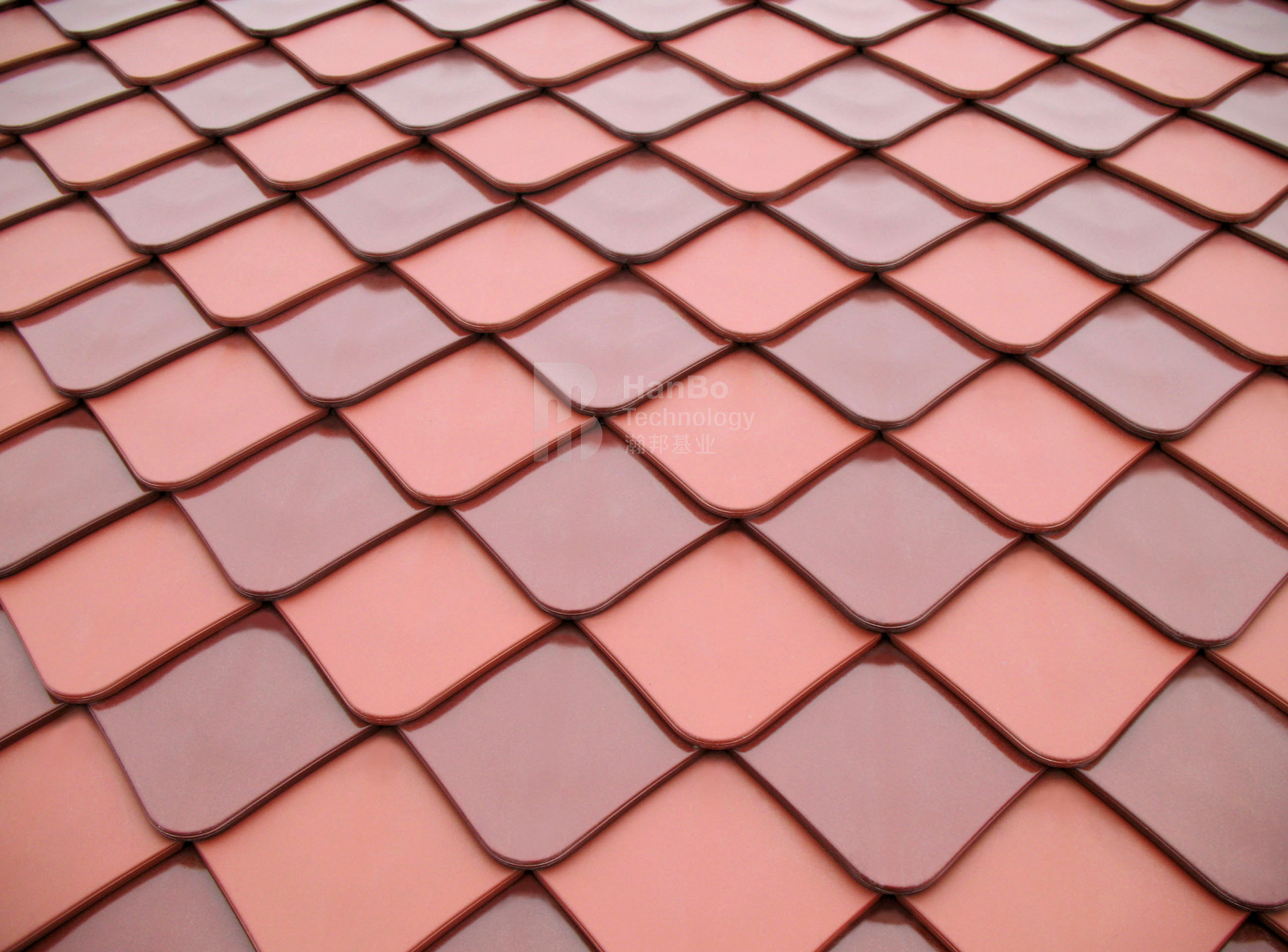 彩色金属瓦 北京瀚邦基业供应钛锌板水泥瓦陶瓦 各种屋面瓦