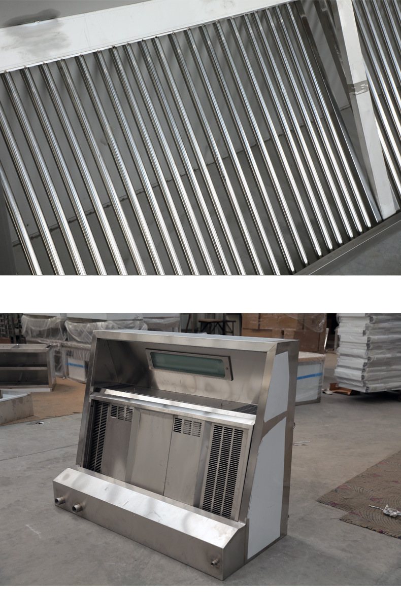 商用排烟罩 不锈钢风机吸烟罩排烟罩油网烟罩 定制排烟罩