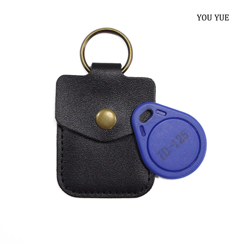 新款门禁卡保护皮套 rfid小区门禁电梯感应卡套 物业礼品定制