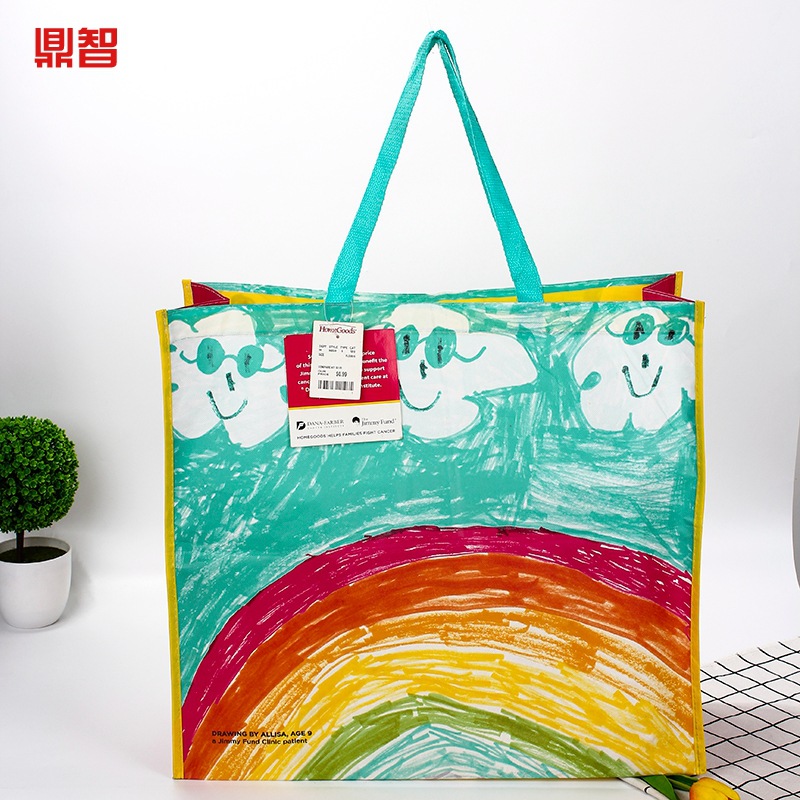 Laminated Non-Woven Bag Customized Rpet Recyclable Non-Woven Fabric Eco-friendly Bag Lixin Cloth Portable Peritoneum Bag