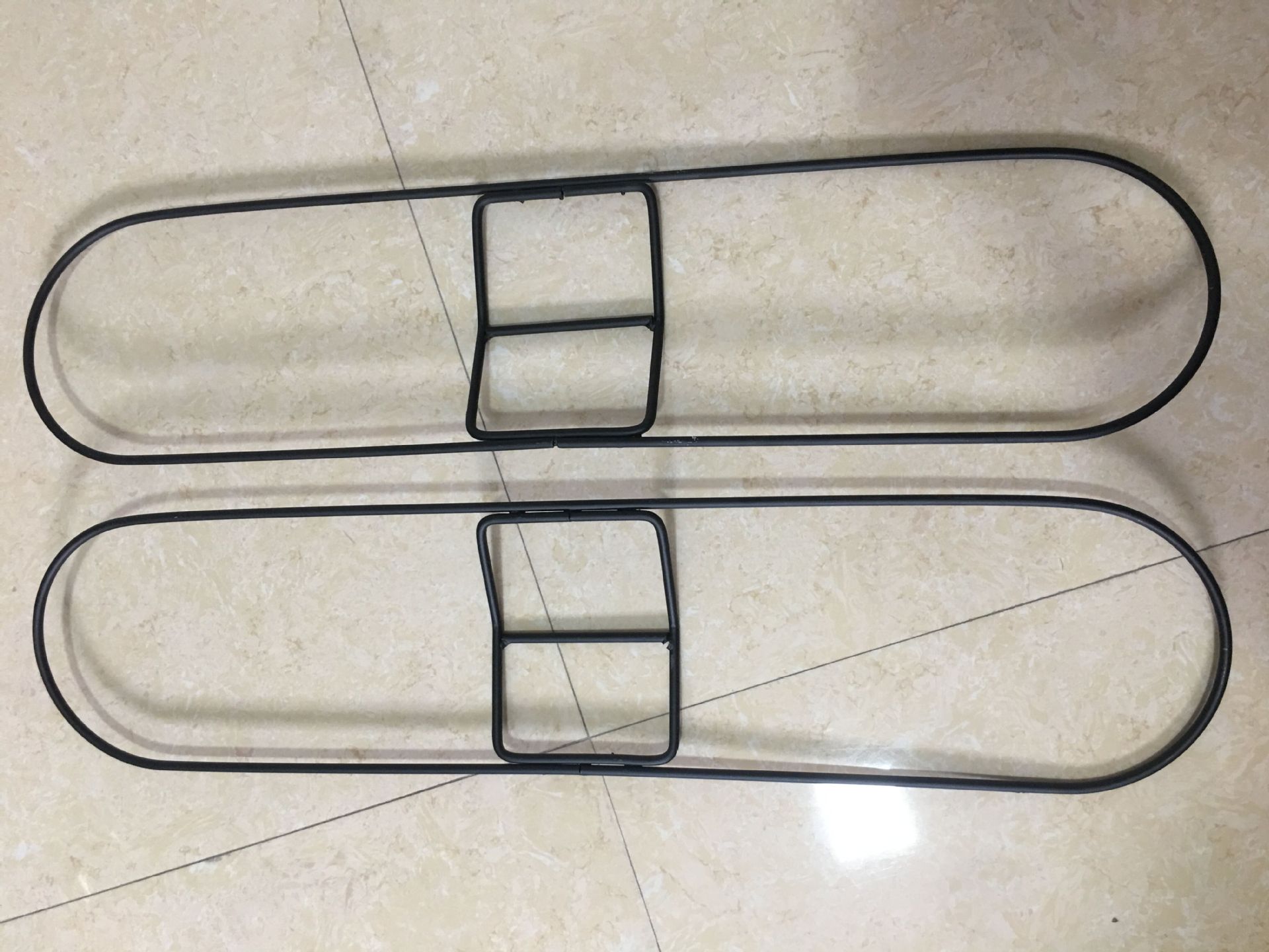 批发镀黑拖把架子 5厘60cm尘推拖把铁支架 大堂尘推铁架拖把配件