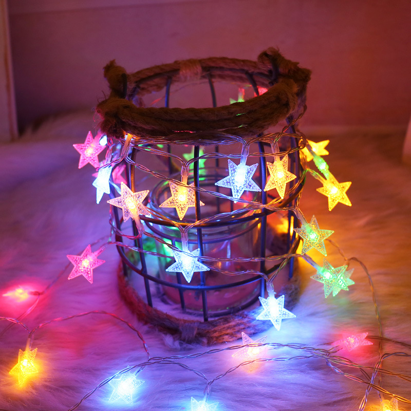 Led Lighting Chain Solar Star Light Christmas Festival Ambience Light Outdoor Camping Tent Canopy Chandeliers