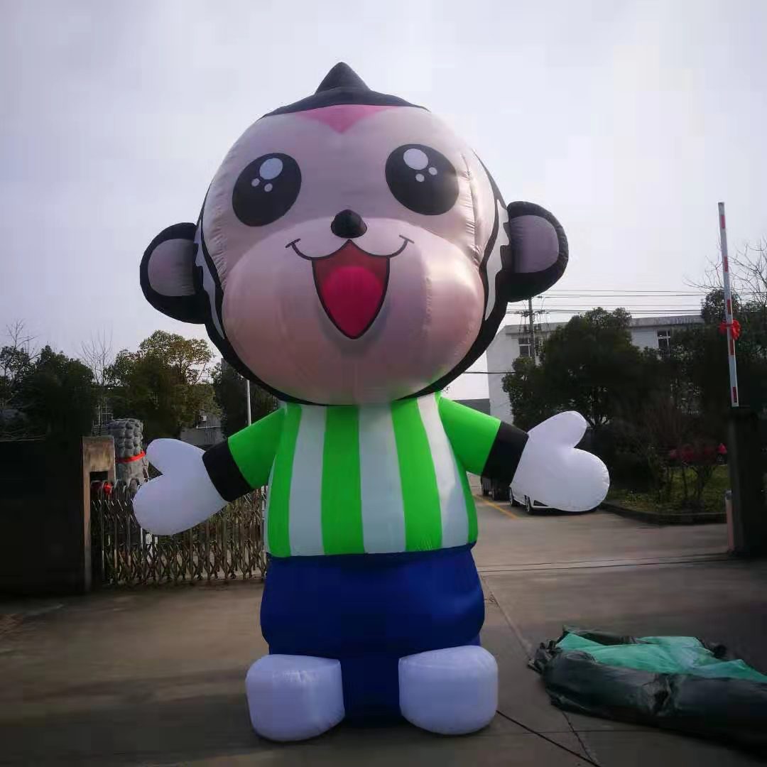 充气小丑卡通气模 活动游行充气人偶服装 小丑气模定制卡通气模人