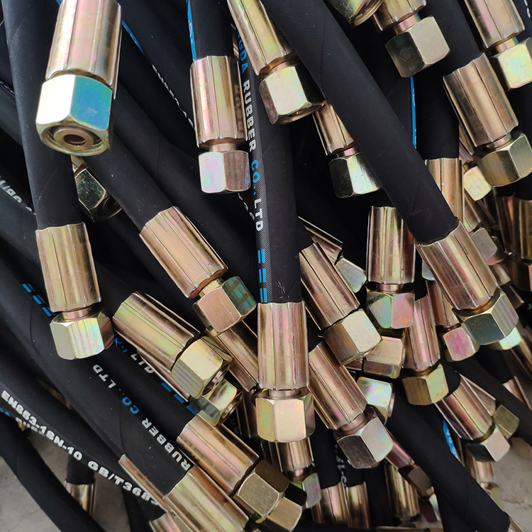 加工k h型接头胶管20mpa钢丝高压水钻机风管定制液压油管总成编制