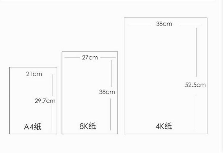 莫加尔素描纸8k速写纸8开水彩纸4开水粉纸4k美术画纸画画纸铅画纸
