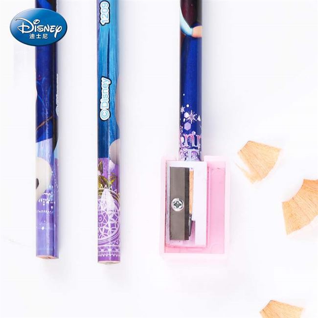 Disney Disney Dm20696/Dm20697 Student Drawing 12 PCs Large Leather Tip Wooden Pencils