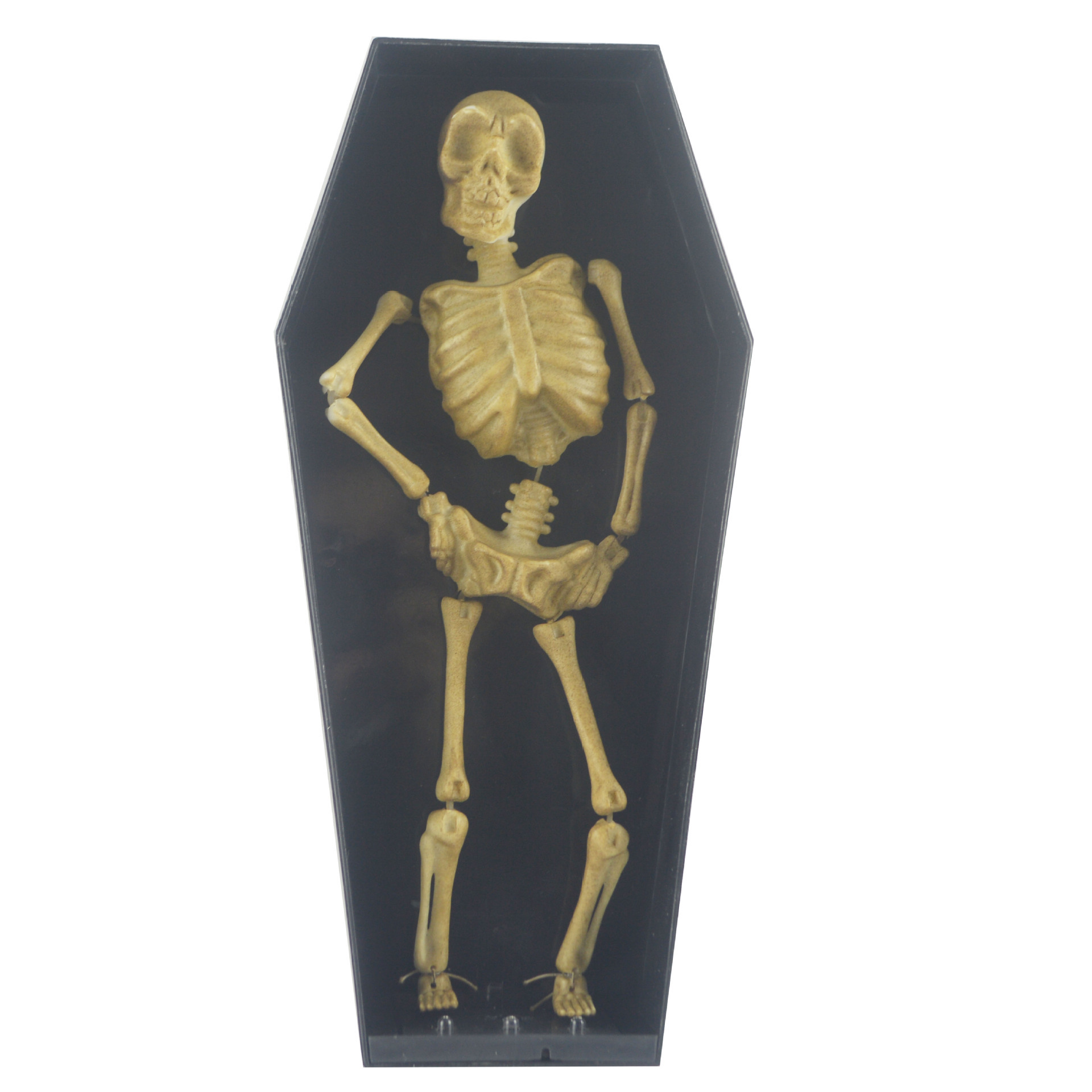 创意鬼屋装饰品摆件密室逃脱仿真骷髅头模型人形骷髅棺材跳舞骷髅