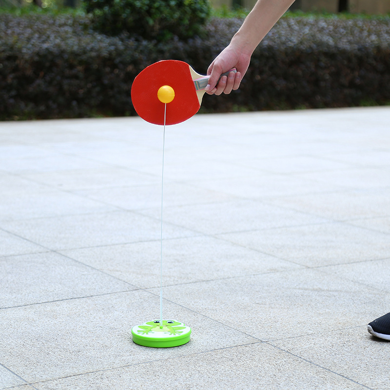 高弹力软轴乒乓球训练器 单人乒乓球训练器 儿童回弹乒乓球练习器