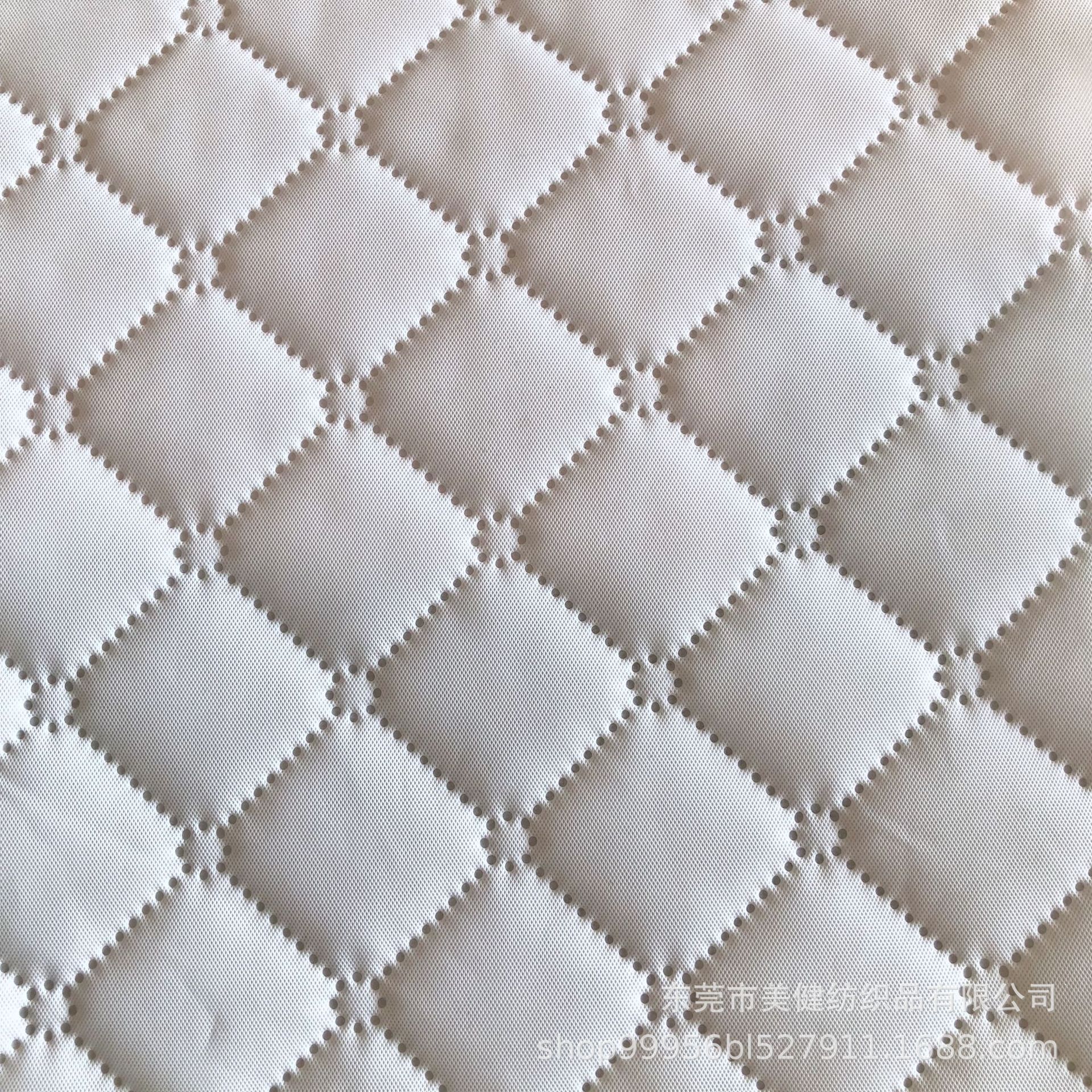 厂家直销 绗缝间棉车线 超声波绗棉夹棉里布加工 菱形格现货