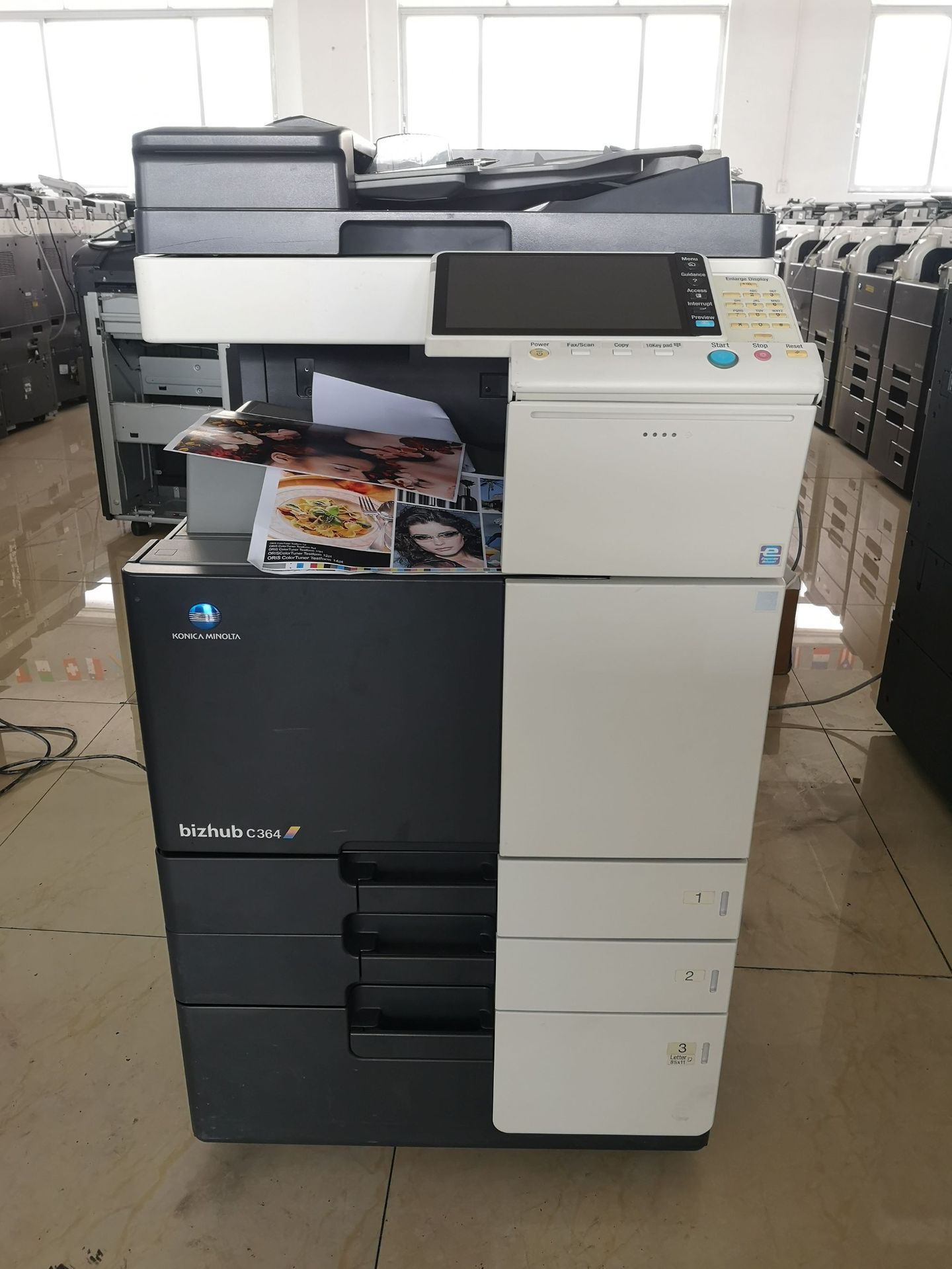 柯尼卡美能达彩色复印机c224 c284 c364柯美打印机