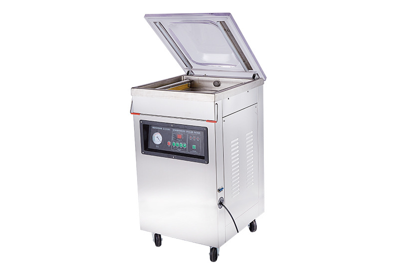 dz400单室塑封机大米砖块食品真空封口包装机商用液体干货 真空机