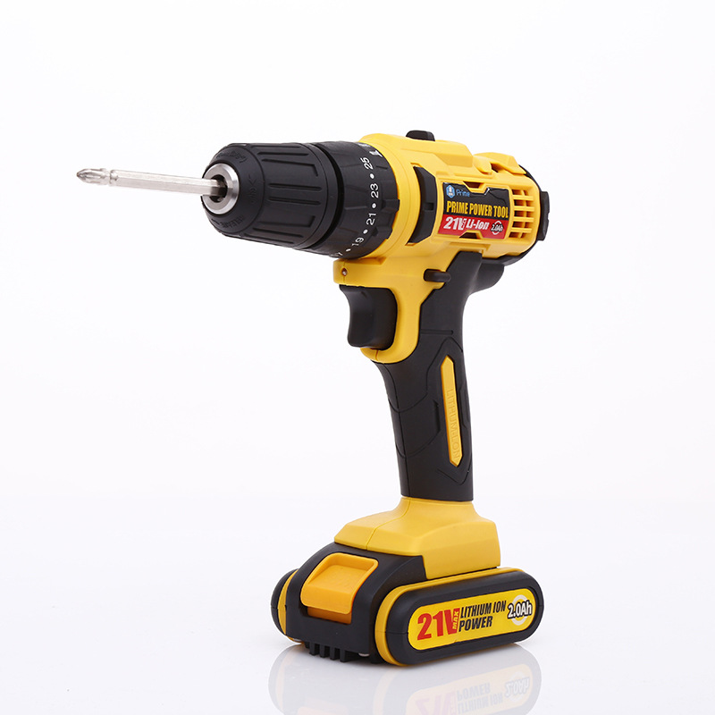 电动工具 21v充电钻调速多功能锂电钻家用手枪钻电动螺丝刀厂家
