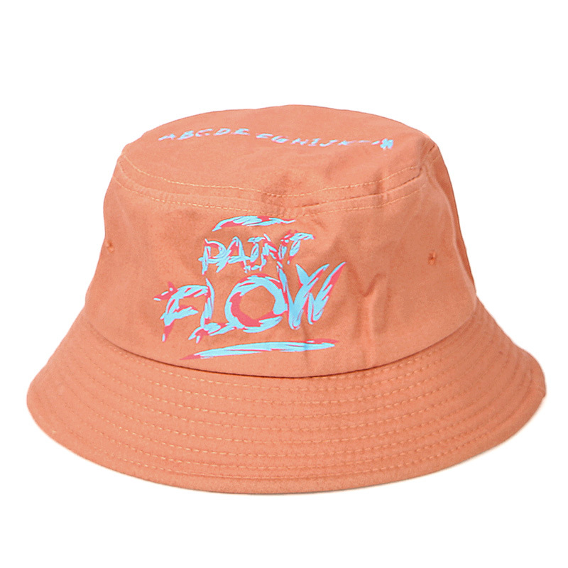 los angeles渔夫帽美国国旗街头盆帽男夏防晒涂鸦情侣文艺帽子