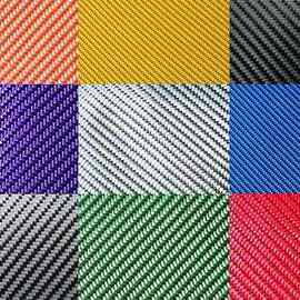 手表壳眼镜架汽车模型用单向阻燃彩色玻璃纤维预浸布