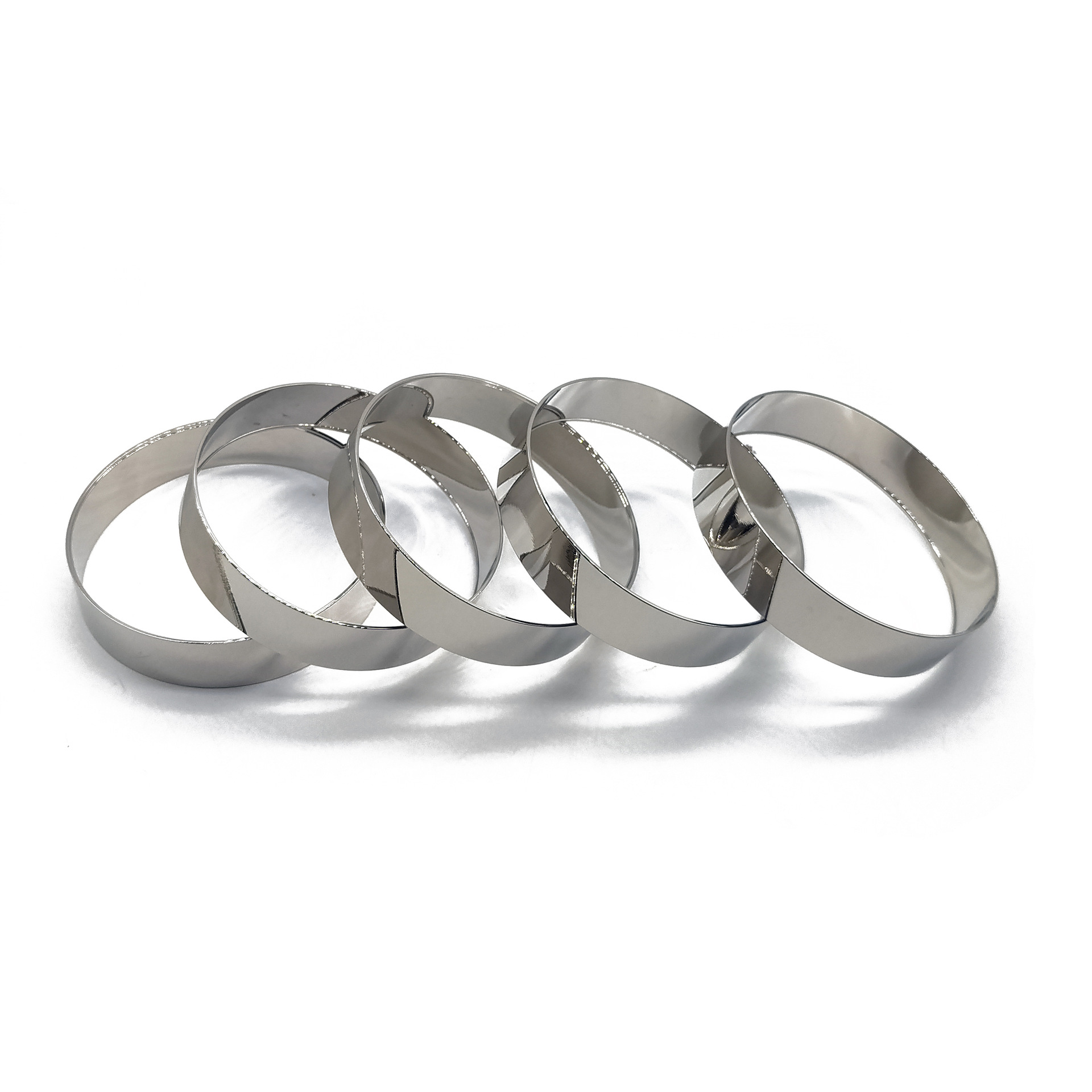 不锈钢圈镀白铬 白铬电镀水镀挂镀加工 深圳表面处理加工电镀