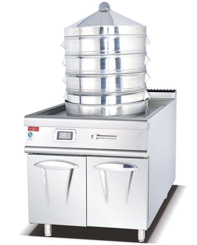 杰冠jg-489c商用立式电磁蒸炉 蒸海鲜电磁蒸包机 电磁多功能蒸炉