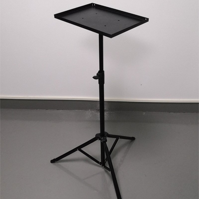 投影仪落地三脚架 投影机伸缩托架 1.5米桌面三角托盘支架