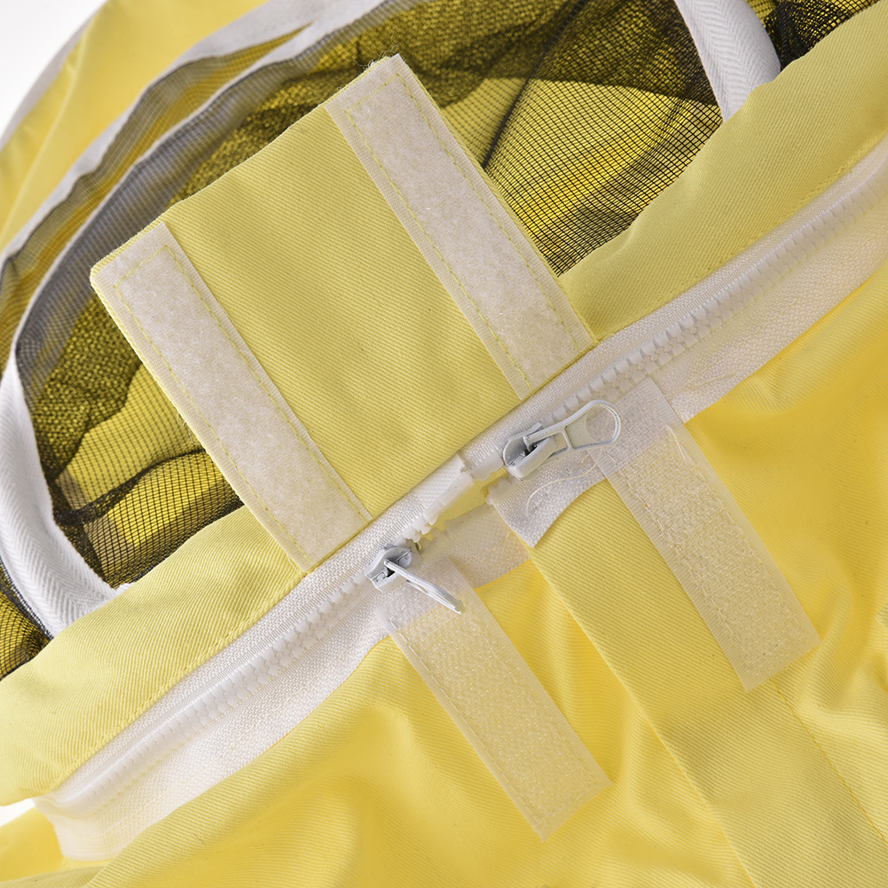 速卖通出口型防护服 黄色纯棉儿童连体衣儿童防蜂服太空服防蜂帽