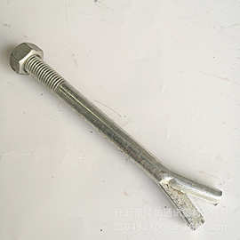 11%井下塑料电缆支架架通信井配件铸铁电缆托架托板穿钉积水罐拉力环