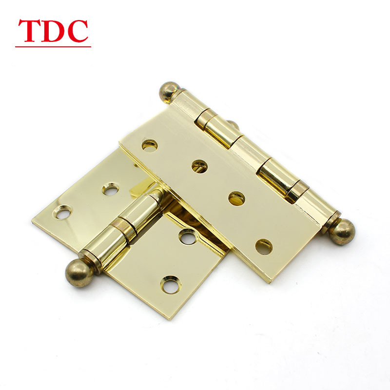 商用加厚静音合页 抽芯铁铰链 4寸平开合页钢珠球头平开门窗合页